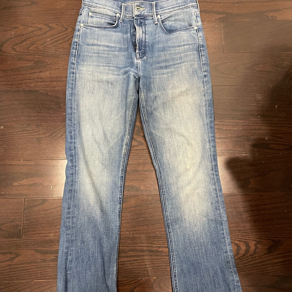 MOTHER Classic Blue Straight Leg Jeans